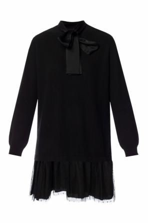 Tulle-trimmed dress, zdjęcie 1 Tulle-trimmed dress od Valentino Red